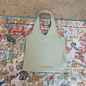 American eagle green halter top